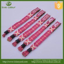 Custom Fabric/Woven/Polyester/Cloth Event Wristbands no Minimum Order